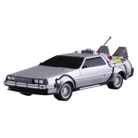 アオシマ 1/43 ムービーメカ No．11 プルバック バック・トゥ・ザ・フューチャー PartI タイムマシン A11ﾊﾞﾂｸﾄｳｻﾞﾌﾕ-ﾁﾔ-ﾃﾞﾛﾘｱﾝ1