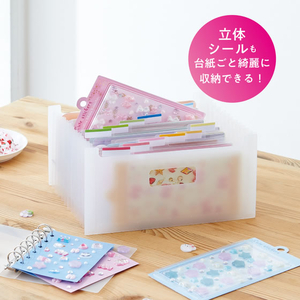 セキセイ セマック ドキュメントスタンド 長3封筒・シールサイズ ホワイト FCK048C-MA-3090-70-イメージ4