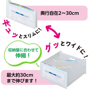 セキセイ セマック ドキュメントスタンド 長3封筒・シールサイズ ホワイト FCK048C-MA-3090-70-イメージ8