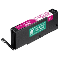 エコリカ 互換リサイクルインクカートリッジ マゼンタ ECI-C381M