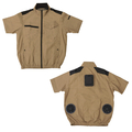 サンコー 冷蔵服半袖(フリーサイズ) サンドカーキ TKWE26SJUF