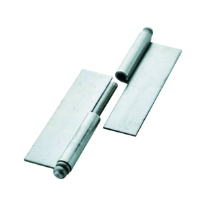トラスコ中山 TRUSCO スチール製抜き差し蝶番 穴ナシ 右用 1組(袋)=2個入 FC591ES-3007120-イメージ1