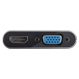 センチュリー USB Type-C to HDMI / VGA 変換アダプター 銀（アルミ成型色） CCA-UCHDVGA-V2-イメージ2