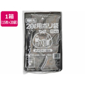 伊藤忠リーテイルリンク ポリゴミ袋(メタロセン配合) 黒 20L 15枚×20袋 FCE478Y-GMBL-202
