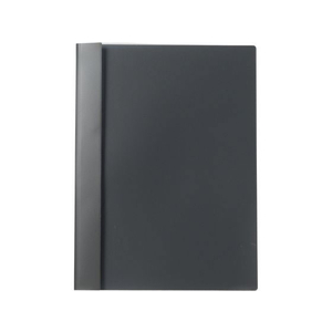 プラス P.P.レポートファイル A4タテ 2穴 120枚収容 ダークグレー 1冊 F894568-82-001/FL-101RT-イメージ1