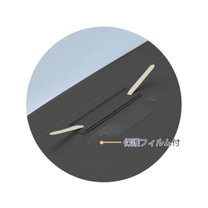 プラス P.P.レポートファイル A4タテ 2穴 120枚収容 ダークグレー 1冊 F894568-82-001/FL-101RT-イメージ5