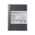 プラス P.P.レポートファイル A4タテ 2穴 120枚収容 ダークグレー 1冊 F894568-82-001/FL-101RT-イメージ2