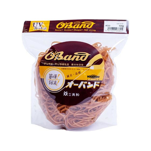 共和 輪ゴム オーバンド 透明袋 #510 アメ 500g FC885SZ-GRA-N-010-イメージ1