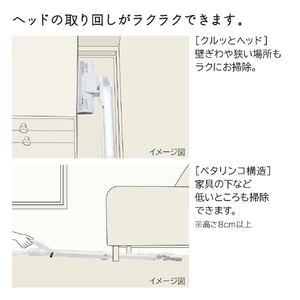 日立 紙パック式パワーブラシ かるパック ベージュ CV-KP90M C-イメージ7