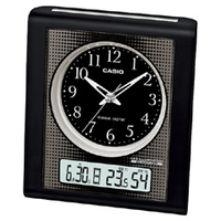 カシオ 電波目覚まし時計 ブラック TQT-351NJ-1JF