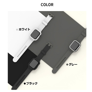 araree Apple Watch 40/41mm用ケース一体型バンド Duple Pro ブラック AR26476AW-イメージ11