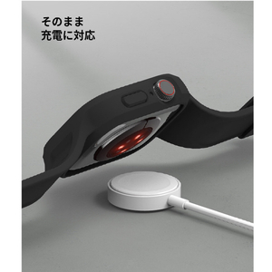 araree Apple Watch 40/41mm用ケース一体型バンド Duple Pro ブラック AR26476AW-イメージ7