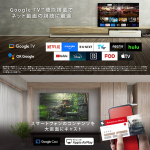 SONY 65V型4Kチューナー内蔵4K対応液晶テレビ BRAVIA KJ-65X83L-イメージ6