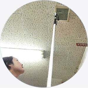 エスコ 1320-5000mm クリップ付伸縮ハンドル FCJ264H-EA598AG-13-イメージ3