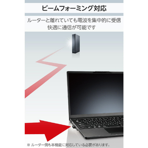エレコム Wi-Fi 6 USB 480Mbps対応 600Mbps小型無線LANアダプター ブラック WDC-X600DU2M-B-イメージ5