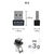 エレコム Wi-Fi 6 USB 480Mbps対応 600Mbps小型無線LANアダプター ブラック WDC-X600DU2M-B-イメージ7