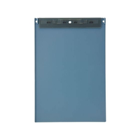 リヒトラブ Mutual 超薄型クリップボードフック穴付 A4 スレートブルー FC343SN-A2067-11