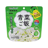 マジックライス ななこめっつ 青菜ご飯 非常食 25-4527-02 1FMR31103(70GX50ショク) FCG273C-25-4527-02