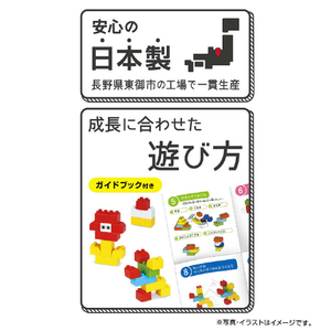 カワダ おおきなダイヤブロック はじめてのブロックあそび ミニ ｵｵｷﾅﾀﾞｲﾔﾌﾞﾛﾂｸｱｿﾋﾞﾐﾆ-イメージ6