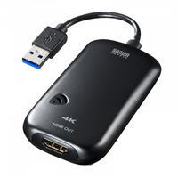 サンワサプライ USB3．2-HDMIディスプレイアダプタ(4K対応) USB-CVU3HD2N