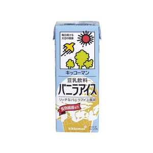 キッコーマンソイフーズ 豆乳 飲料バニラアイス 200ML FCB6831-410650-イメージ1