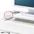 サンワサプライ 電源タップ+USBハブ付き机上ラック(W1000mm) ホワイト MR-LC206WN-イメージ4