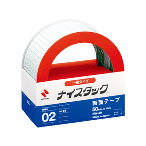 ニチバン 再生紙両面テープ ナイスタック レギュラーサイズ F805798-NW-50-イメージ1