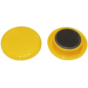 ミツヤ カラーマグネット 30mm 黄 30個×3 FC063SJ-BX3-CM30YL-イメージ2