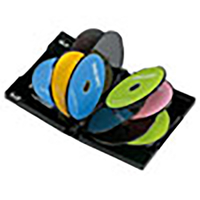 サンワサプライ DVDトールケース(10枚収納・3枚セット) ブラック DVD-TW10-03BKN