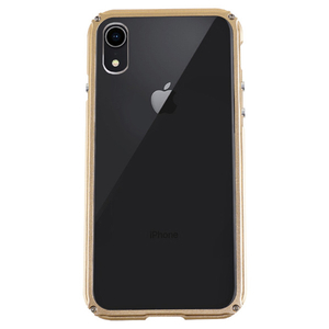GAZE iPhone XR用ケース Aluminum Bumper Razor Fit ゴールド GZ13478I61-イメージ1