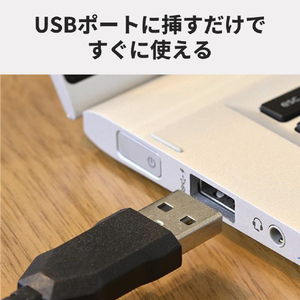 バッファロー 有線 静音 フルキーボード日本語 ブラック BSKBU340BK-イメージ4