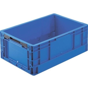 トラスコ中山 TRUSCO TPO型 折りたたみコンテナ TP規格 24L ダークブルー FC677GV-2870991-イメージ1