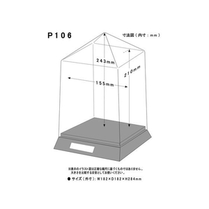 伊勢藤 コレクションケースP106 FCU5697-I-232-1-イメージ3