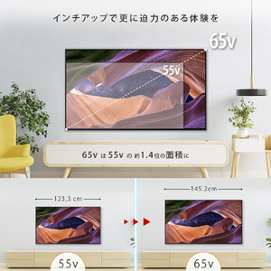 SONY 55V型4Kチューナー内蔵4K対応液晶テレビ BRAVIA KJ-55X83L-イメージ8