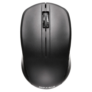 BUFFALO 無線(2.4GHz)IR LED光学式マウス 3ボタンタイプ ブラック BSMRW050BK BUFFALO 無線(2.4GHz)IR LED光学式マウス 3ボタンタイプ ブラック BSMRW050BK