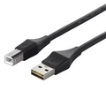 BUFFALO どっちもUSBコネクター採用 USB2．0ケーブル(A to B)(3．0m) どっちもUSBケーブル ブラック BSUABDU230BKA