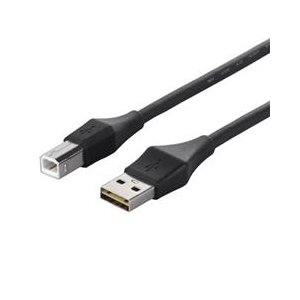 BUFFALO どっちもUSBコネクター採用 USB2．0ケーブル(A to B)(3．0m) どっちもUSBケーブル ブラック BSUABDU230BKA-イメージ1