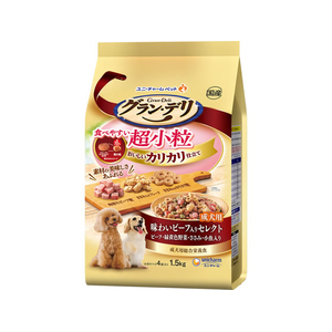 ユニ・チャーム グラン・デリ カリカリ仕立て 成犬用 食べやすい 超小粒 1.5kg FCJ601N-イメージ1