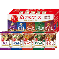 アマノフーズ 具がすごい おみそ汁 5種セット フリーズドライ 10食 FCK691B
