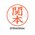 シヤチハタ ネームペン用ネーム シルバー 既製 関本 FC47806-X-GPS-2413