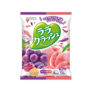マンナンライフ 蒟蒻畑 ララクラッシュアソート グレープ&ピーチ FCU9737-イメージ1