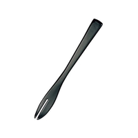 ヤマコー 木製 本漆 フォーク 黒 全長130(08345) FC730LF-2314900