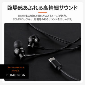 MSソリューションズ スマートフォン(汎用) イヤフォン(ボリューム/マイク付)「極の音域 SATIN」 ホワイト LNTCEP03WH-イメージ2