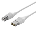 BUFFALO どっちもUSBコネクター採用 USB2．0ケーブル(A to B)(3．0m) どっちもUSBケーブル ホワイト BSUABDU230WHA
