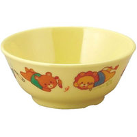 アヅミ産業 メラミン子供食器 みんなともだち。 汁椀 YMC-1 イエロー FC958LB-1026700