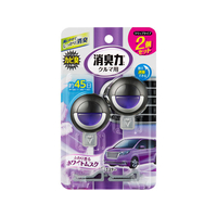 エステー クルマの消臭力 クリップタイプ 消臭芳香剤 ホワイトムスク 2個 FC67097