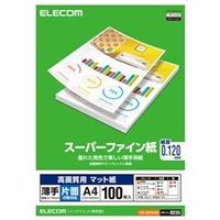 エレコム 高画質用スーパーファイン紙(A4、薄手、片面100枚) EJK-SUPA4100