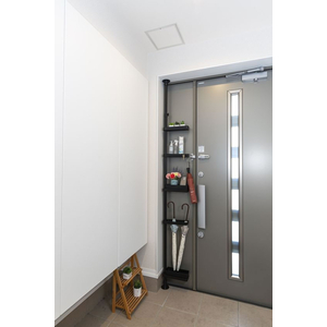積水樹脂 積水樹脂商事/つっぱり式 スリムラック ブラック 200～275ｃｍ FC023RB-TSR-LBK-イメージ5