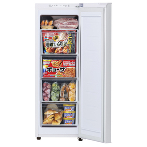 アイリスオーヤマ 【冷凍庫】80L 前開きタイプフリーザー ホワイト KUSN-S8C-W-イメージ6