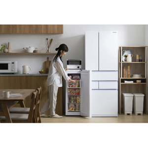 アイリスオーヤマ 【冷凍庫】80L 前開きタイプフリーザー ホワイト KUSN-S8C-W-イメージ7